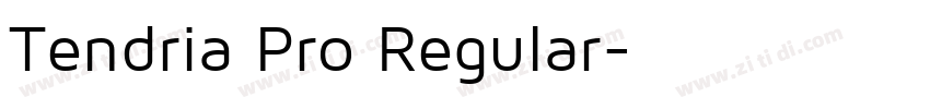 Tendria Pro Regular字体转换 Tendria Pro Regular字体转换